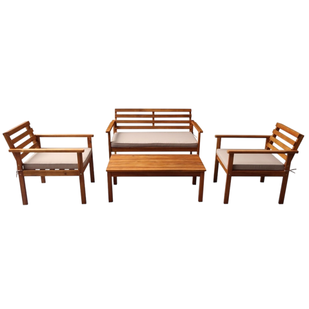 Набор садовой мебели из акации, 4 предмета, TP6015.0.2